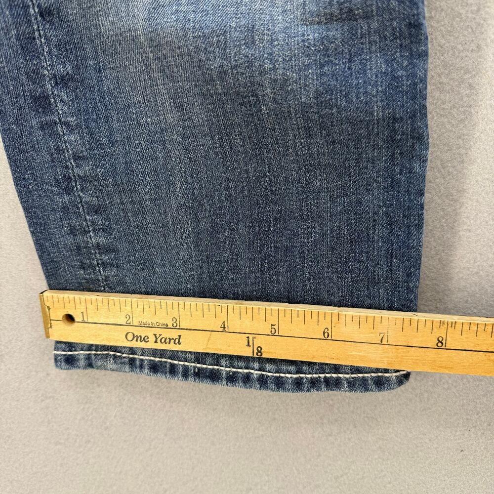 Vigoss Jeans Womens 9/10x21 Blue The Chelsea Capri Embellished Preppy Summer - Picture 15 of 15